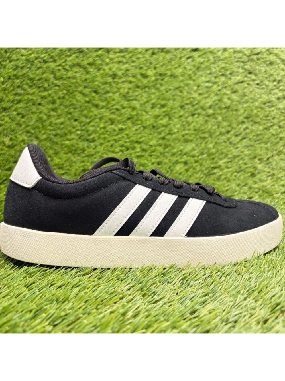 Adidas VL Court 3.0 Womens Size 6.5 Black White Athletic Walking Shoes Sneakers